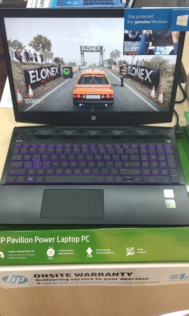 New Hp Pavilion Gaming Laptop I5 8th Gen Nvidia Gtx1050 Electronics Computers On Carousell