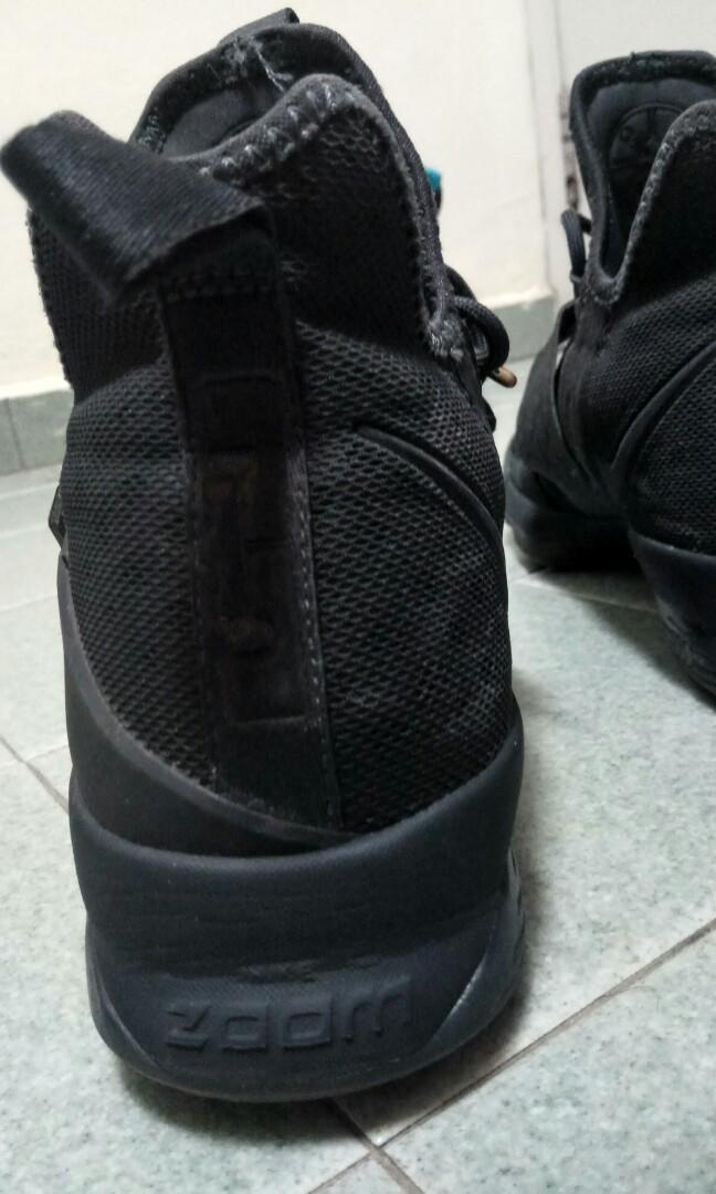 lebron xiv triple black