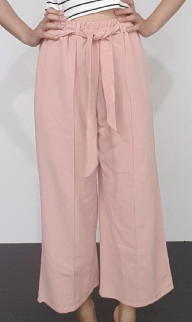 Pink loose pants clearance