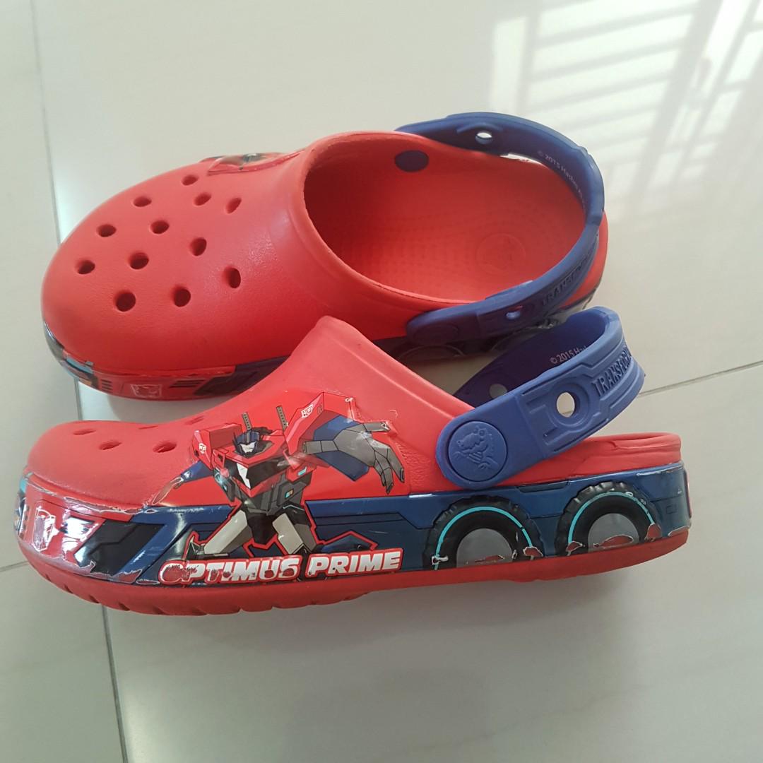 Optimus sales prime crocs
