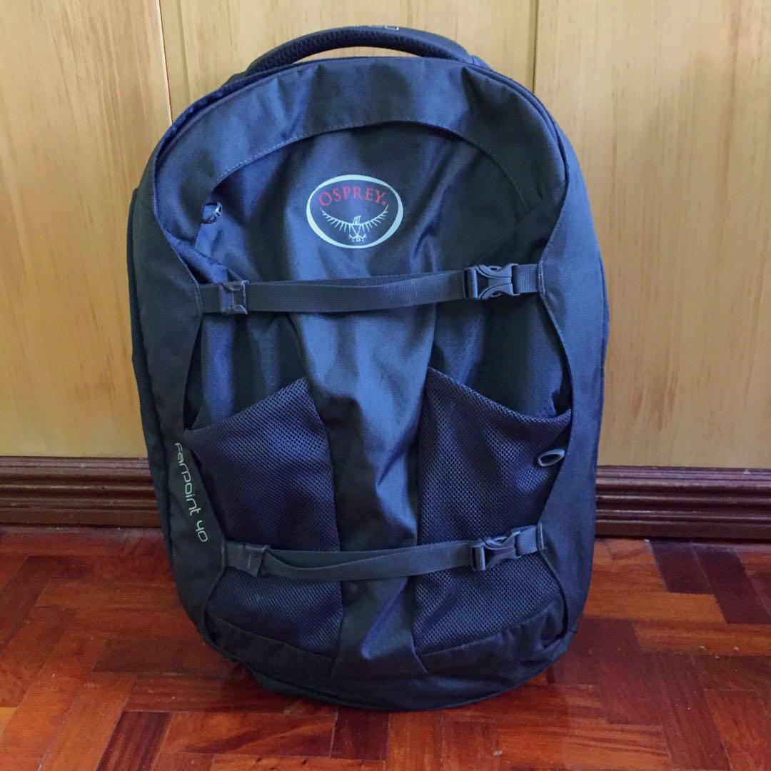 Osprey Farpoint 40 Backpack Travel Essentials Travel Accessories On Carousell