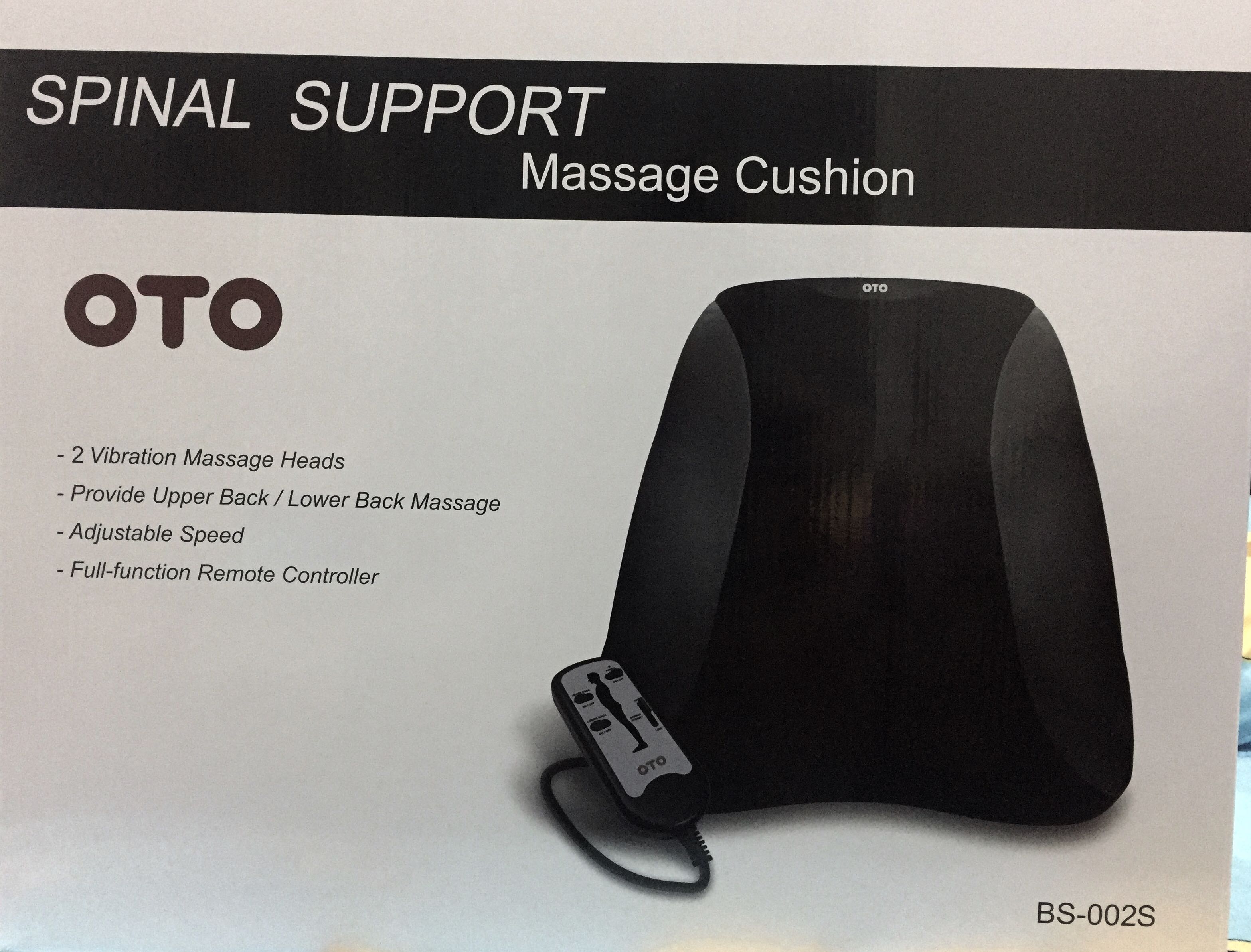 OTO Spinal Support Massage Cushion, Health & Nutrition, Massage Devices on Carousell
