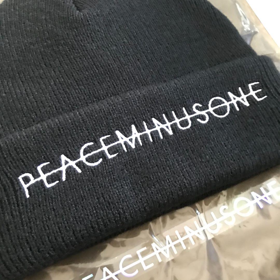 peaceminusone PMO KNIT CAP #3 BLACK peaceminusone PMO KNIT CAP#3
