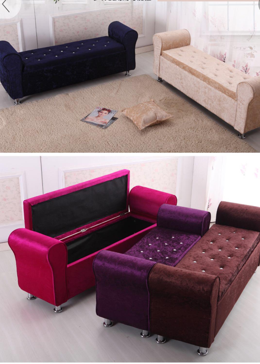 Preorder Storage Sofa Bench Bed Tail Stool Furniture Tables