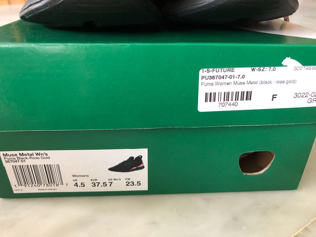 puma muse satin rose gold