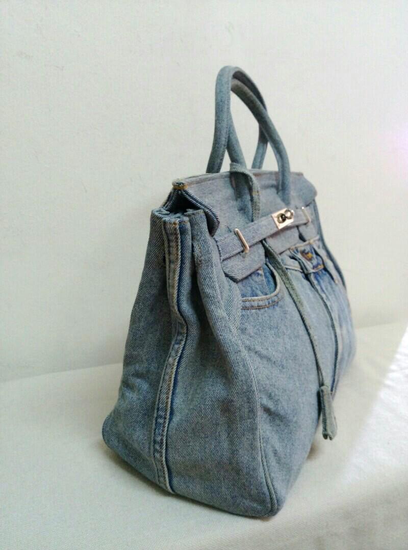 Levi's Birkin  Bags, Denim handbags, Handbag