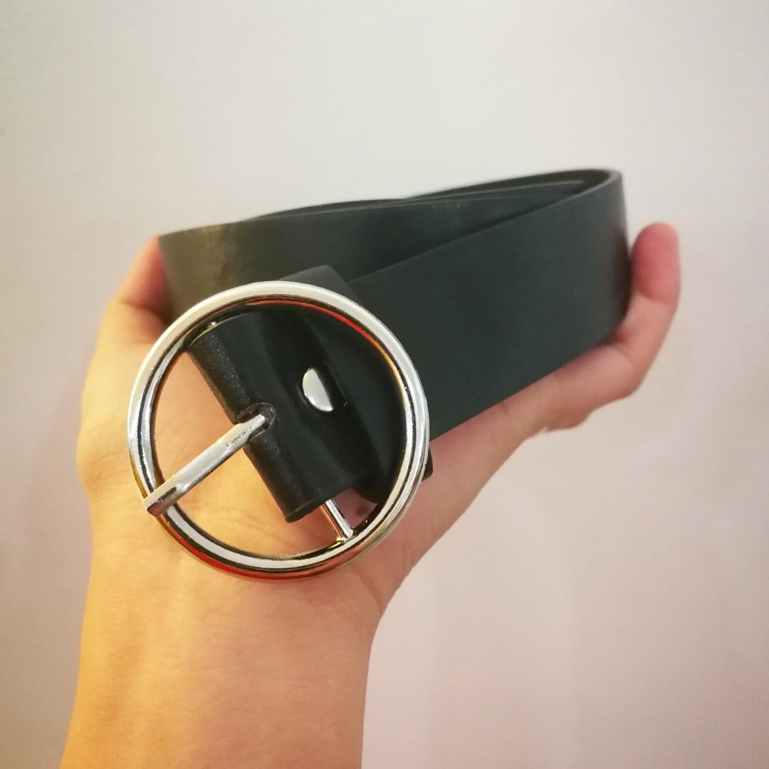 Round Buckle Belt (Category: Belts) located in Makati City. Submitted by chic1221 (Listing ID 186008596, Image 1). Description: NO MORE HAGGLING.