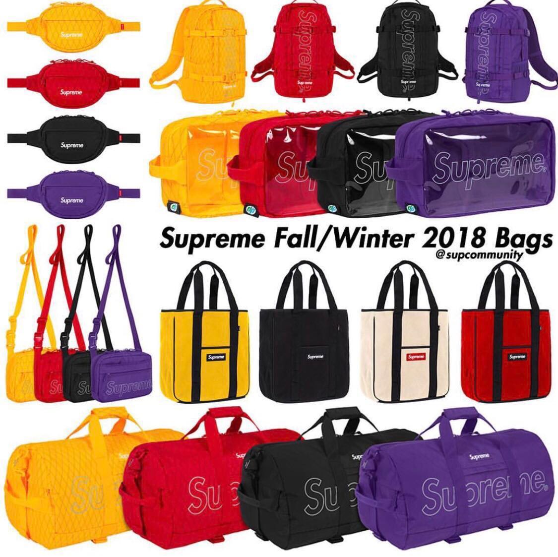 supreme fw18 utility bag