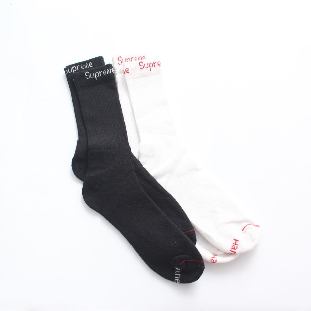 black supreme socks