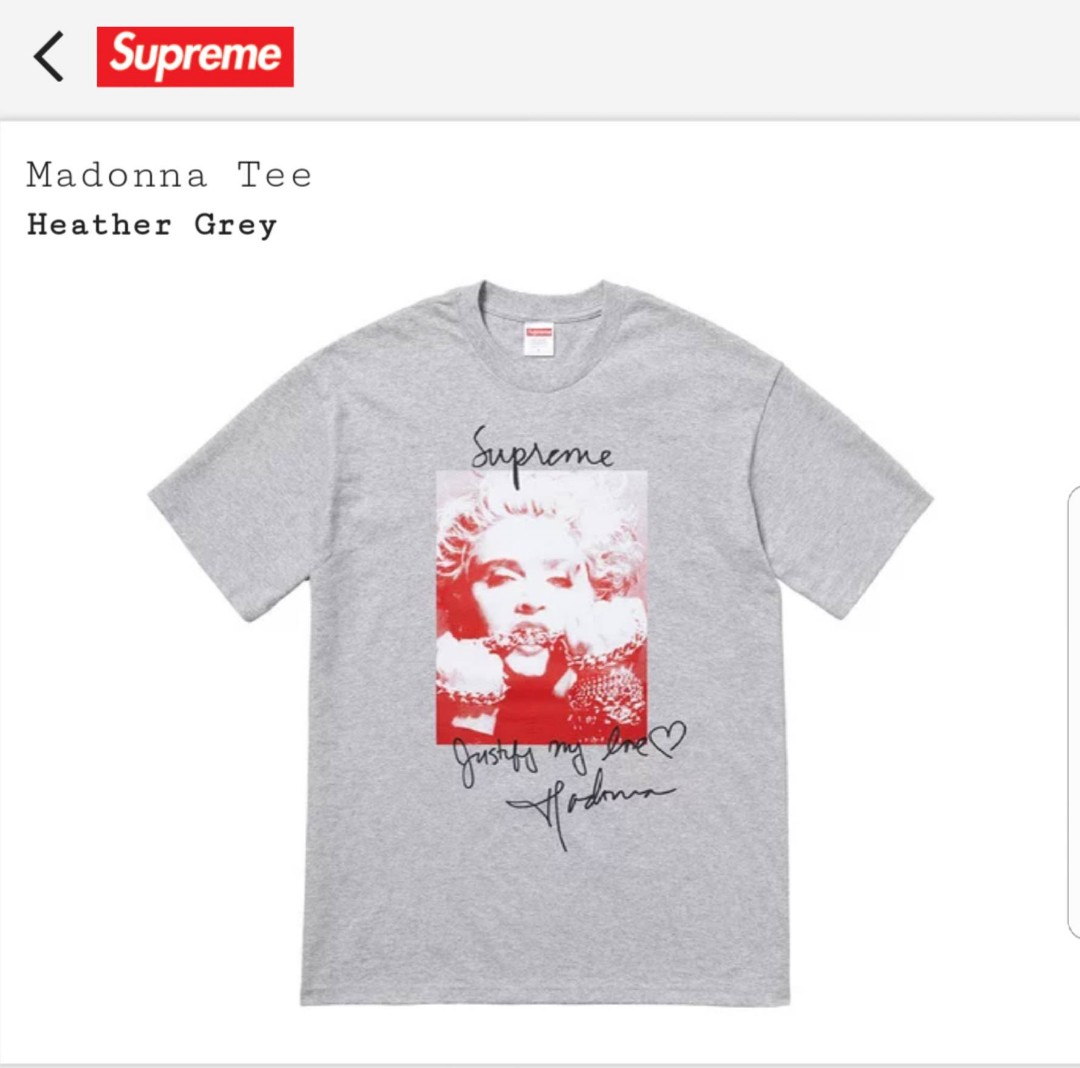 supreme madonna tee
