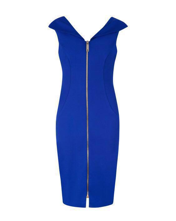Ted baker electric blue dress top