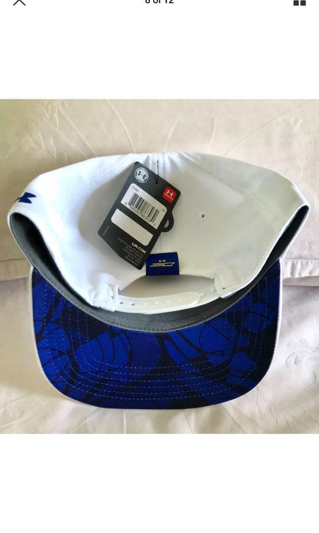 Under Armour Steph Curry UA30 Crest White SnapBack Cap, Men's Fashion