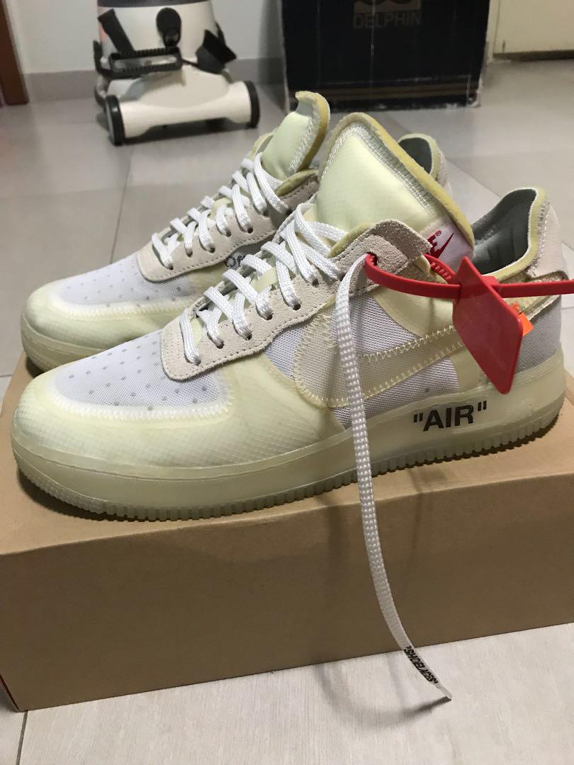 US 10 Off White Nike Air force 1