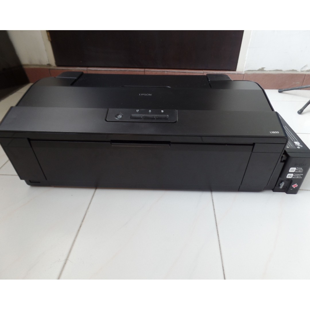 Used Good Working Condition Epson L1800 A3 Photo Ink Tank Printer Electronics Computer Parts Accessories On Carousell