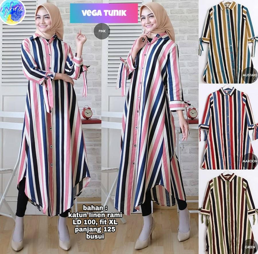 Vega Tunik By Safira Olshop Fashion Olshop Wanita On Carousell
