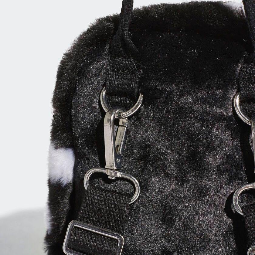 adidas faux fur mini backpack