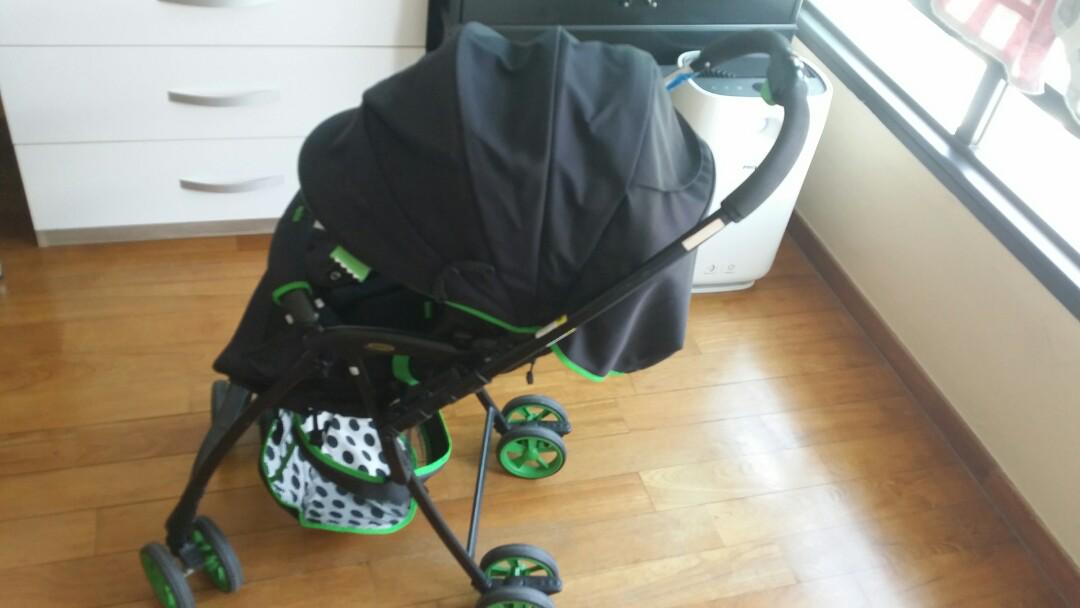 aprica stroller green