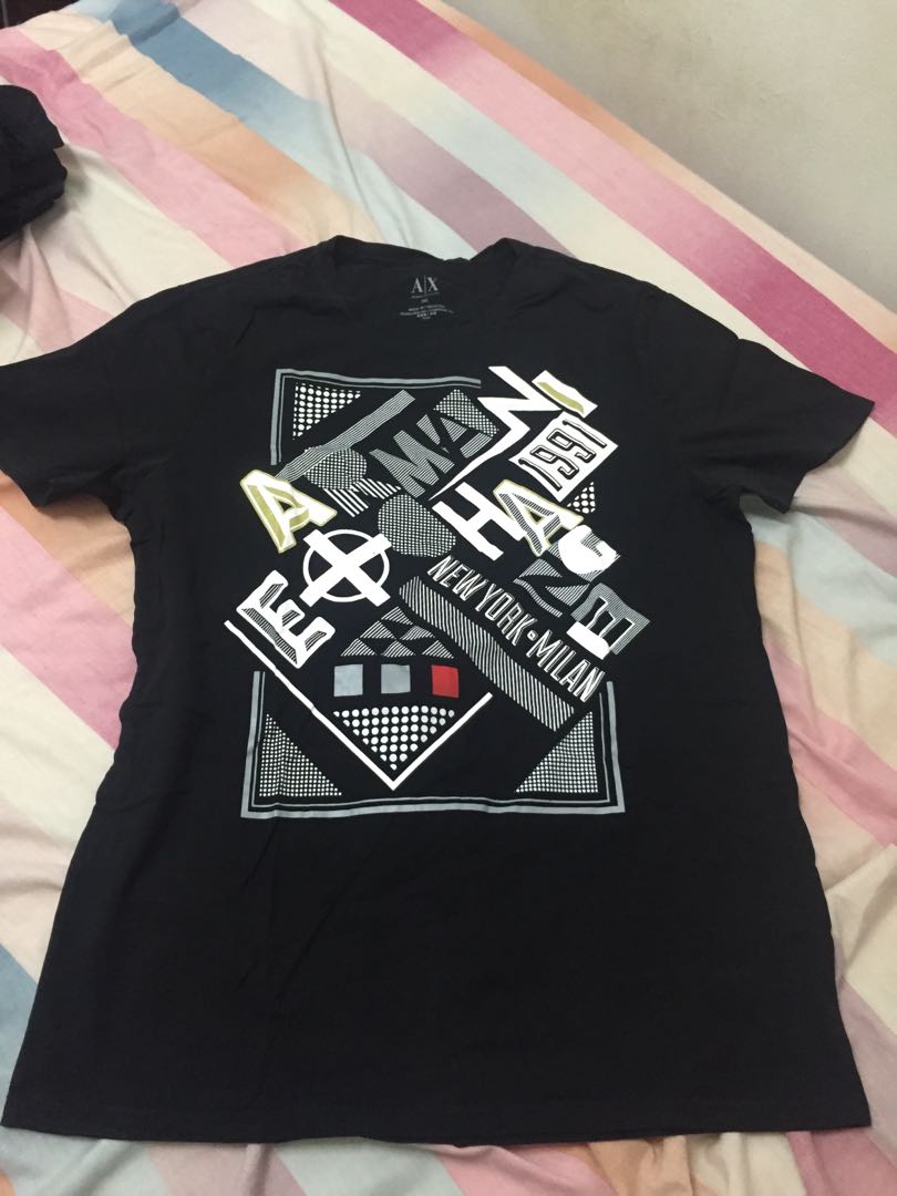 Armani Exchange Original T Shirt Men s Fashion Tops Sets