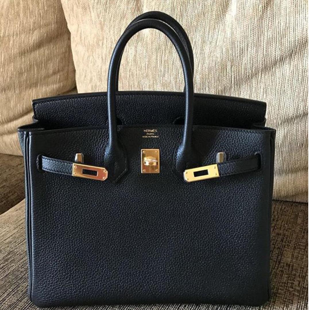 B25 black togo gold hardware , Luxury, Bags & Wallets on Carousell