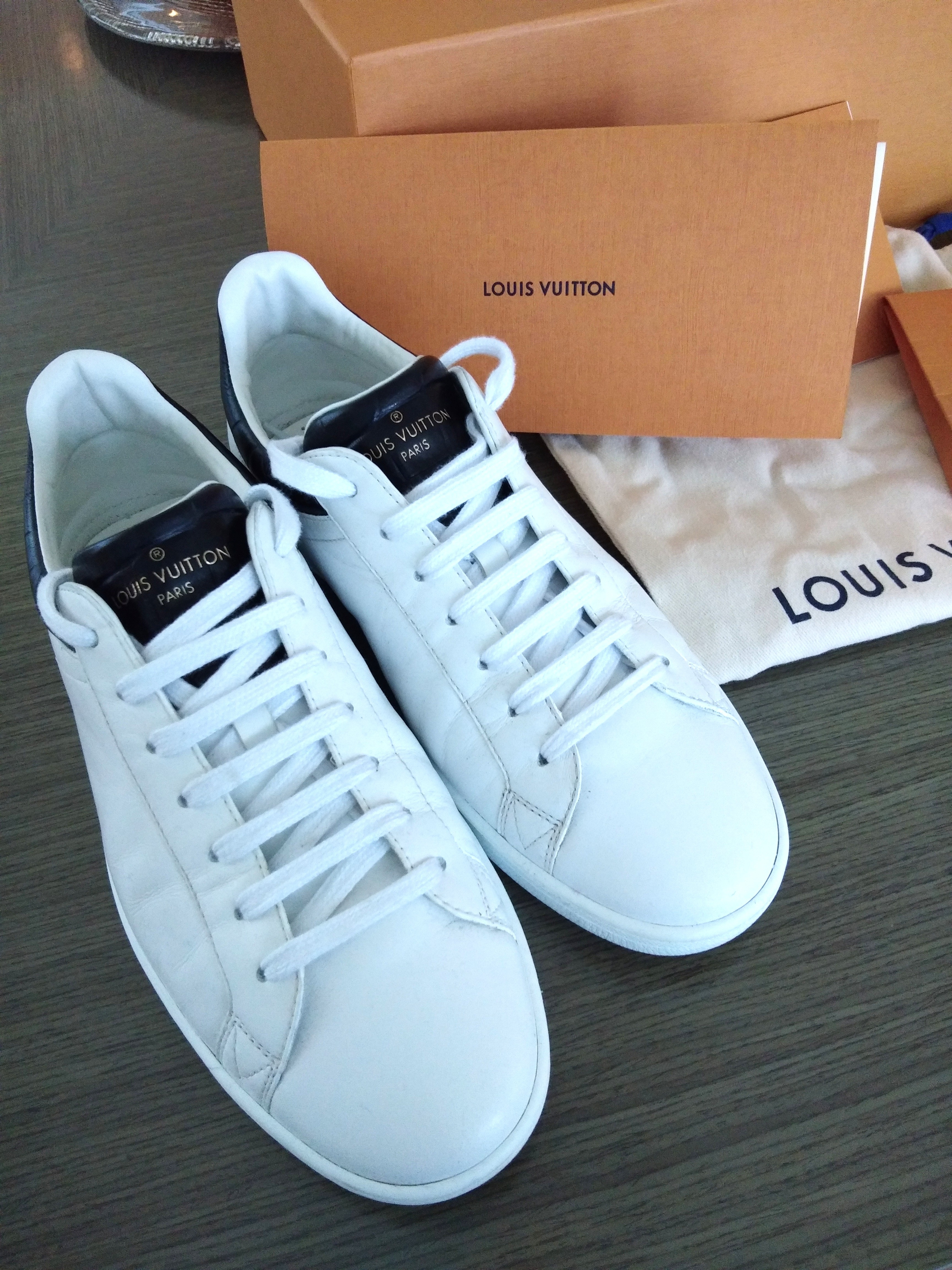 Louis Vuitton Pre-Loved Luxembourg sneakers for Men - Brown in KSA