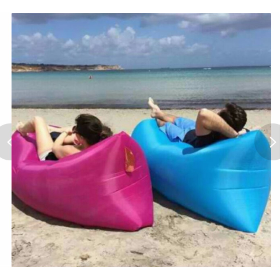 banana air cushion sofa bed for indoor and outdoor use