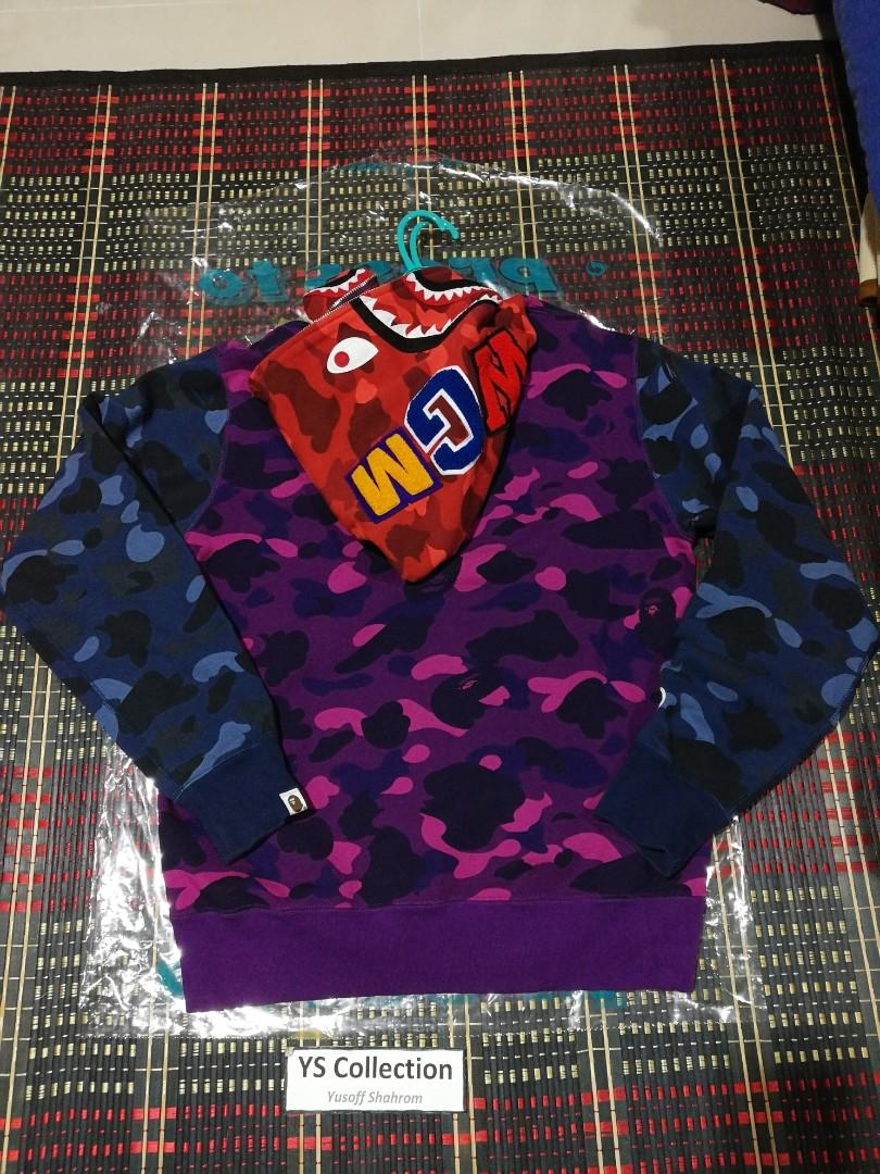 Crazy camo bape hoodie online