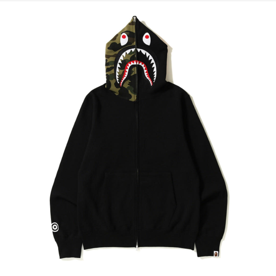 burgundy bape hoodie