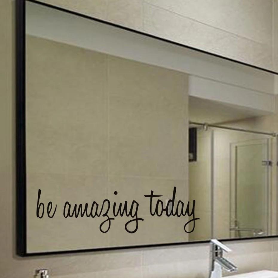You are Beautiful Mirror Decal Sticker Wall Stickers Home Art Decal Decor You are Beautiful Mirror Decal Sticker Wall Stickers Home Art Decal Decor