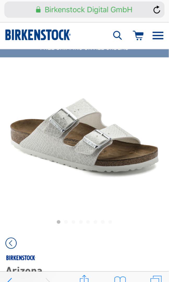 Magic snake white store birkenstock