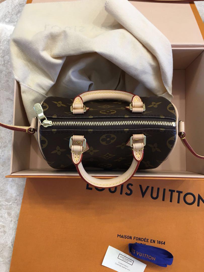 Louis Vuitton Nano speedy Monogram – VintageBooBoo Pre owned