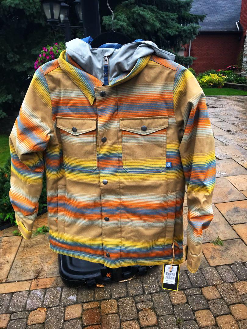 burton striped jacket