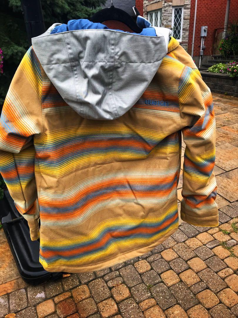Burton striped jacket store