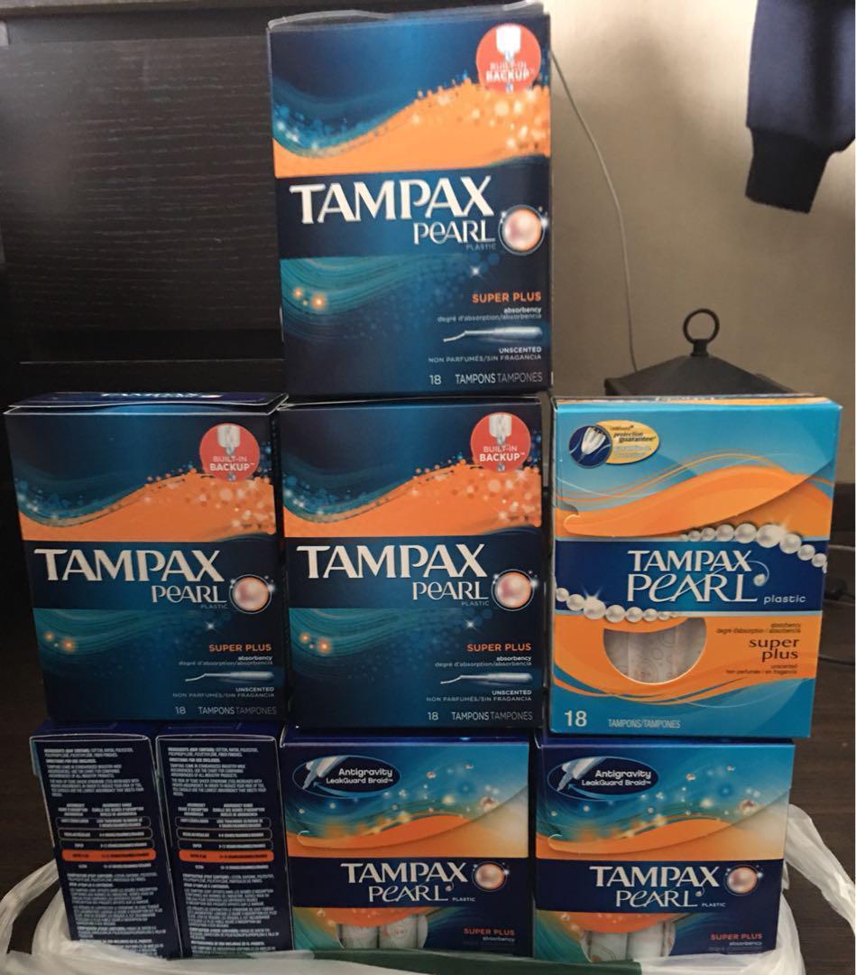 Brand New Tampax Pearl Super Plus Tampons 18s Everything Else