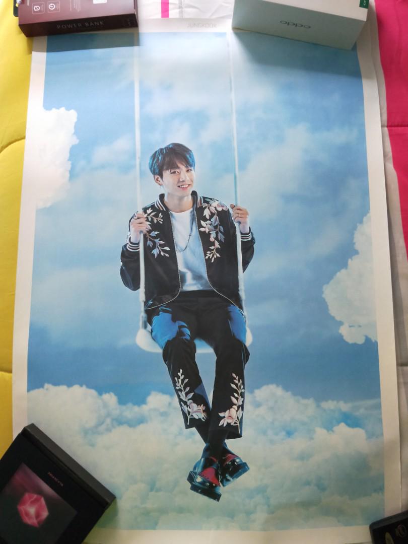 OFFICIAL BTS Wings Tour Poster (Jungkook), Hobbies & Toys, Memorabilia