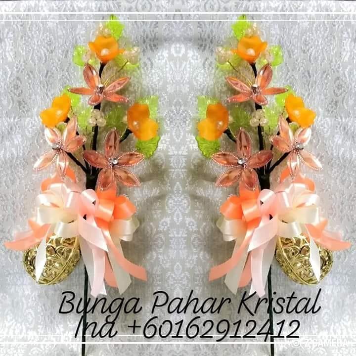 Bunga Pahar Kristal Design Craft Handmade Goods Accessories On Carousell
