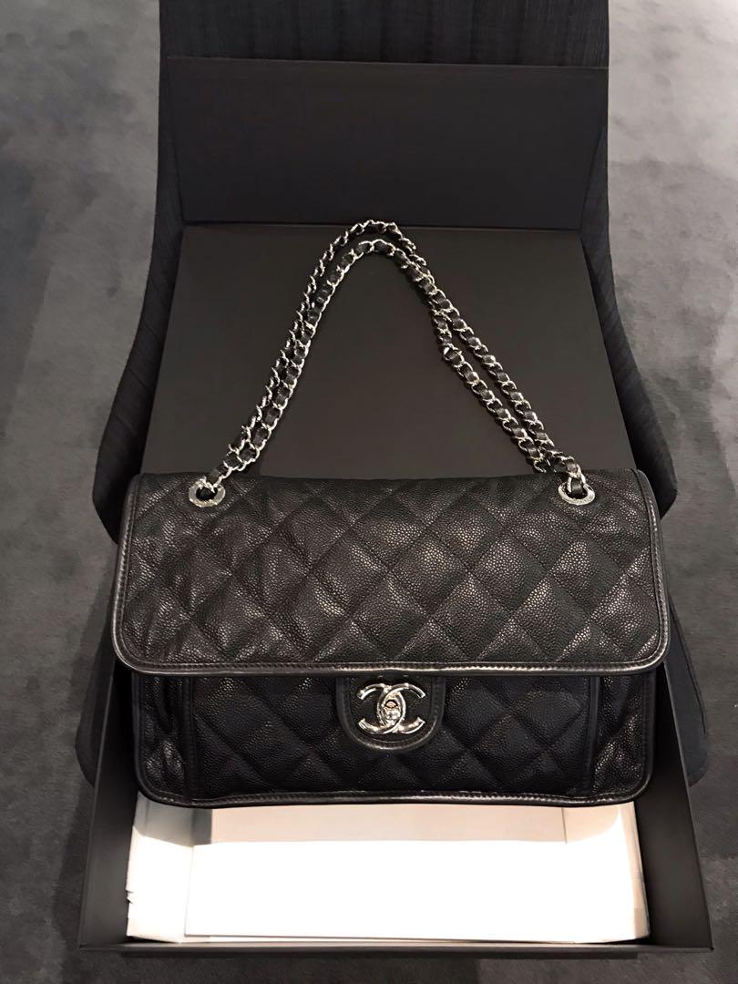 Chanel French Riviera Flap, Luxury, Bags & Wallets on Carousell