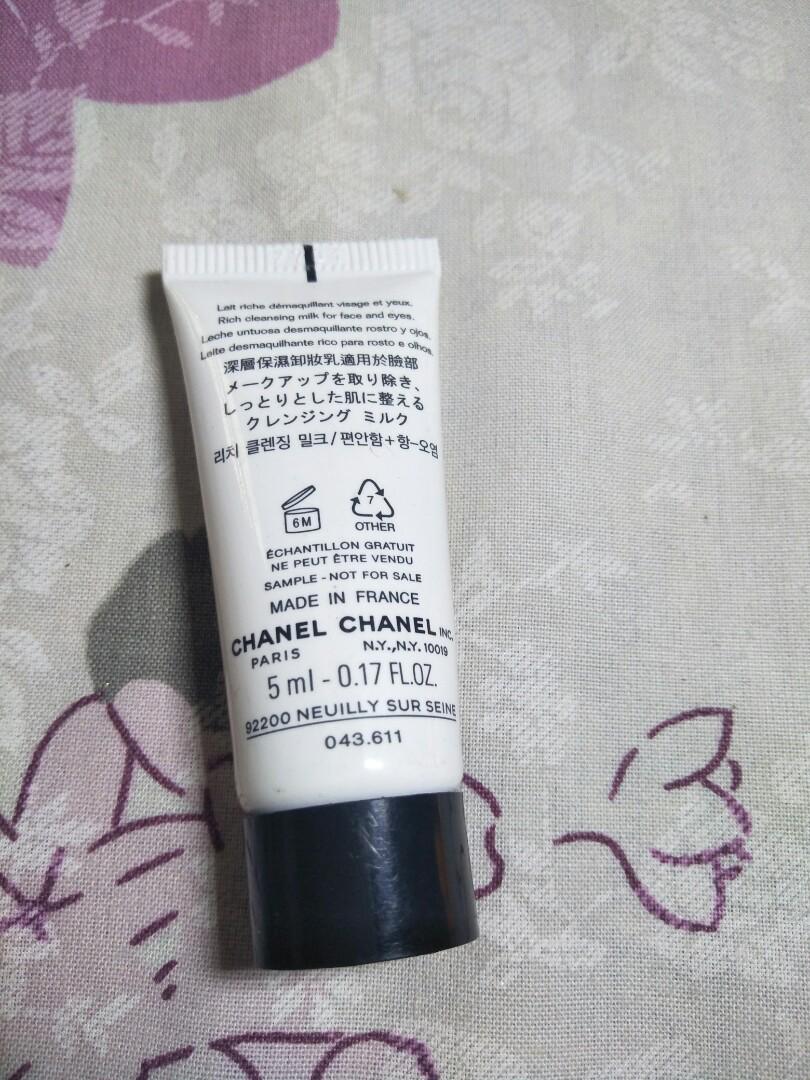 Chanel Lait Confort Creamy Cleansing Milk Comfort + Anti Pollution Face and  Eyes