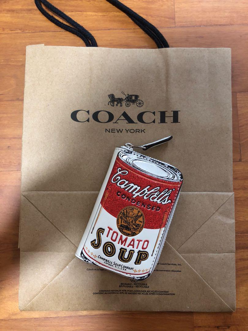 Coach campbell store soup wallet