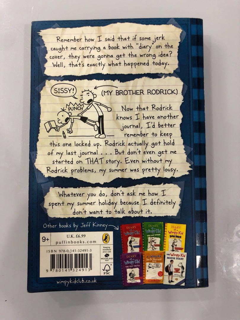 Diary Of A Wimpy Kid - Rodrick Rules, Hobbies & Toys, Books & Magazines ...