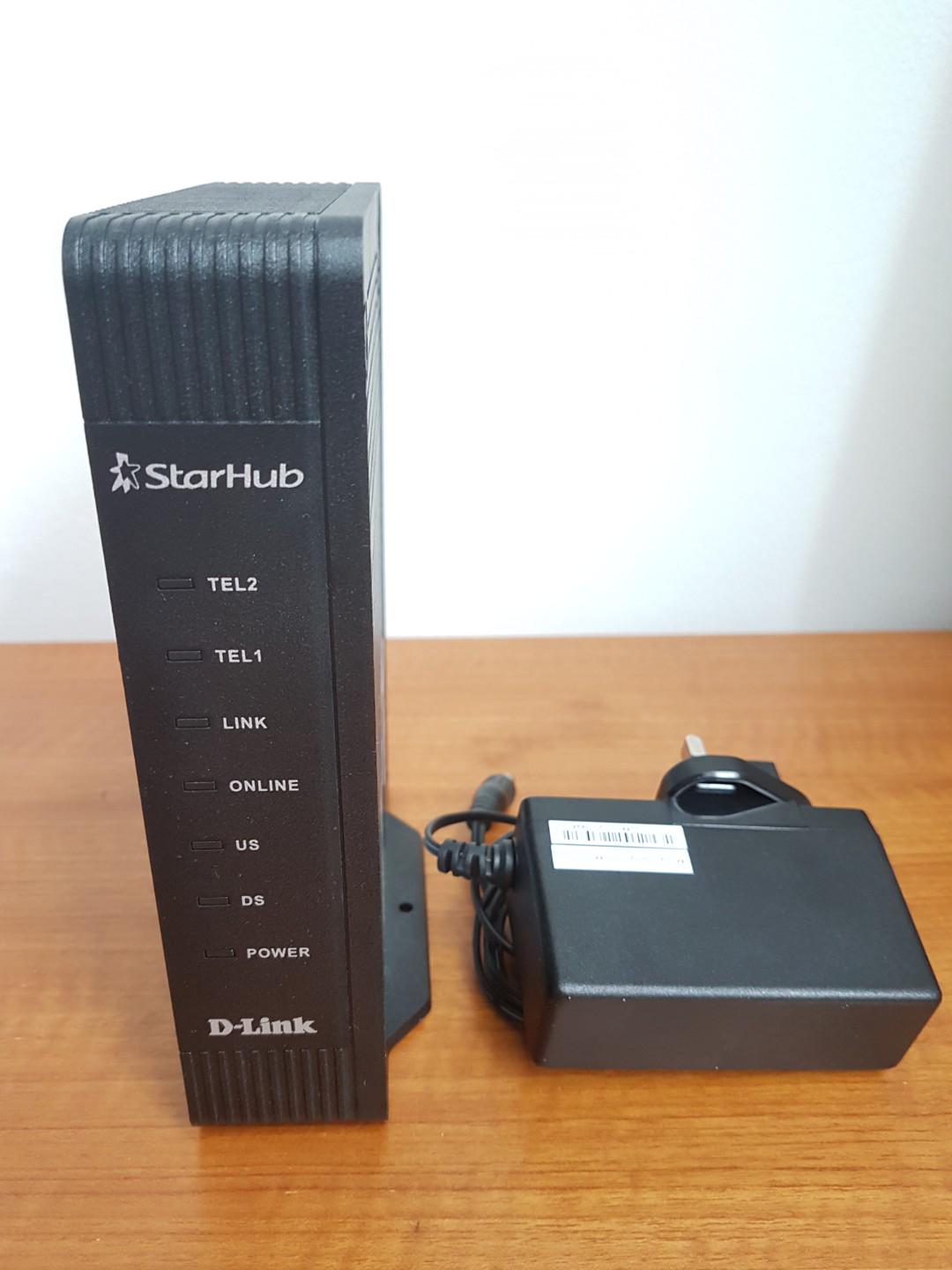 D-Link DCM-3012G Cable Modem Starhub, Computers & Tech, Parts ...