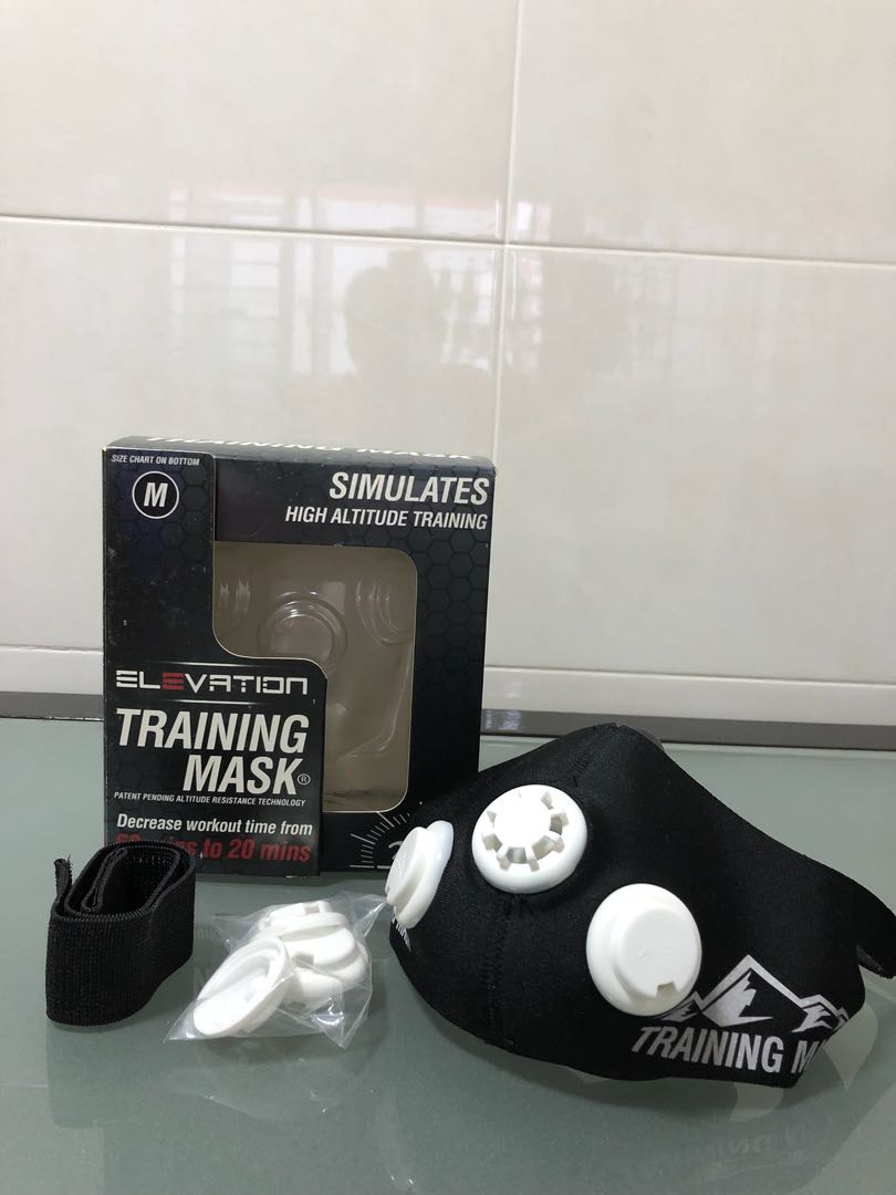 Elevation Training Mask, Health & Nutrition, Face Masks & Face Shields ...