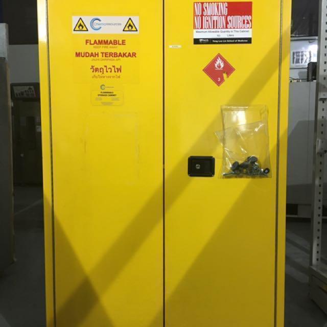 Flammable Storage Cabinet Furniture Others On Carousell