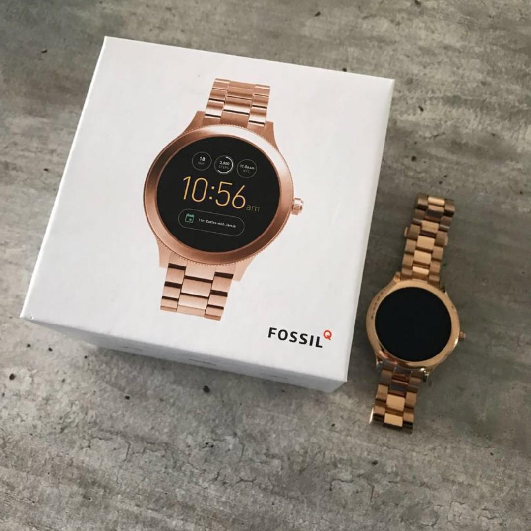 Fossil gen 3 q explorist rose store gold smartwatch