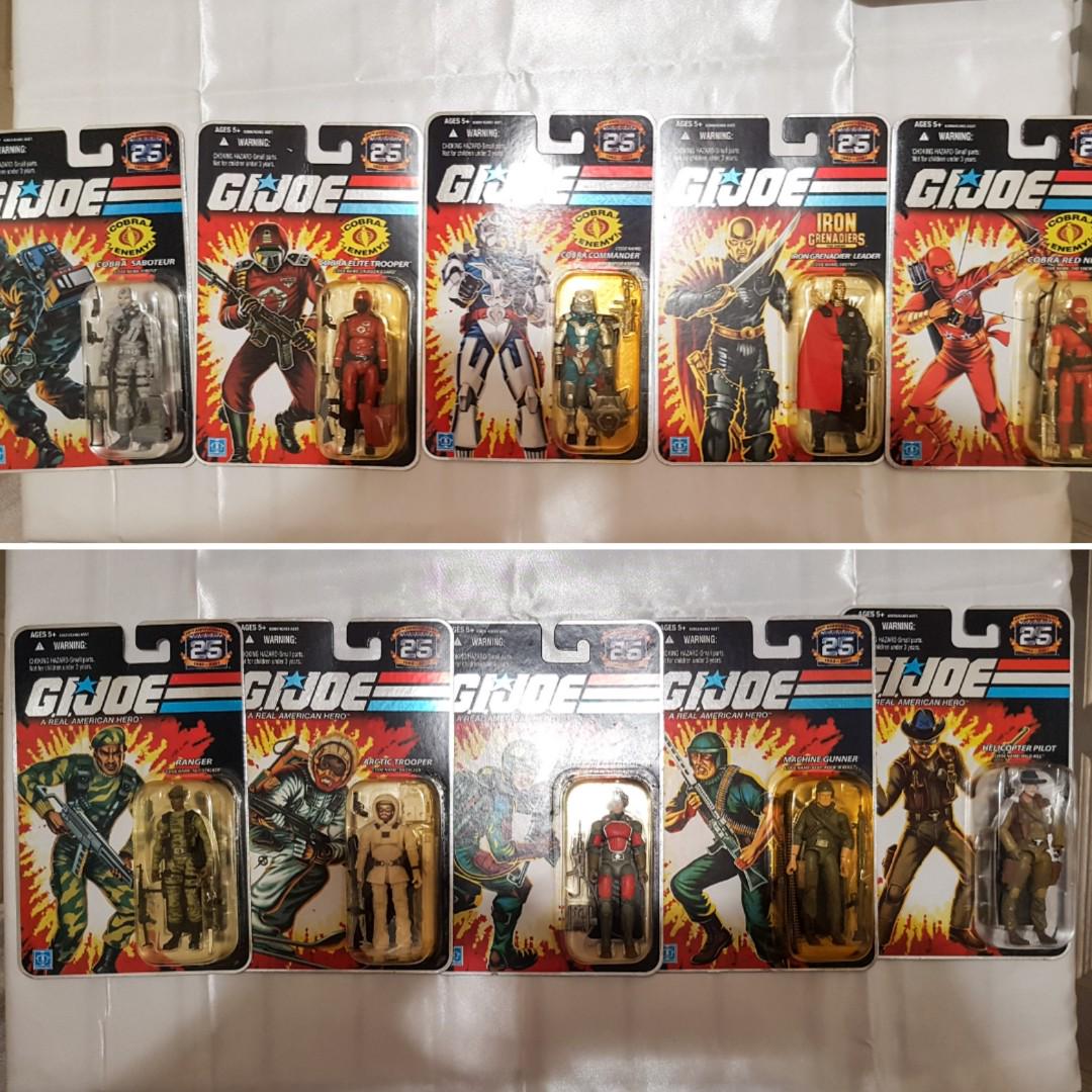 gi joe 25th anniversary figures