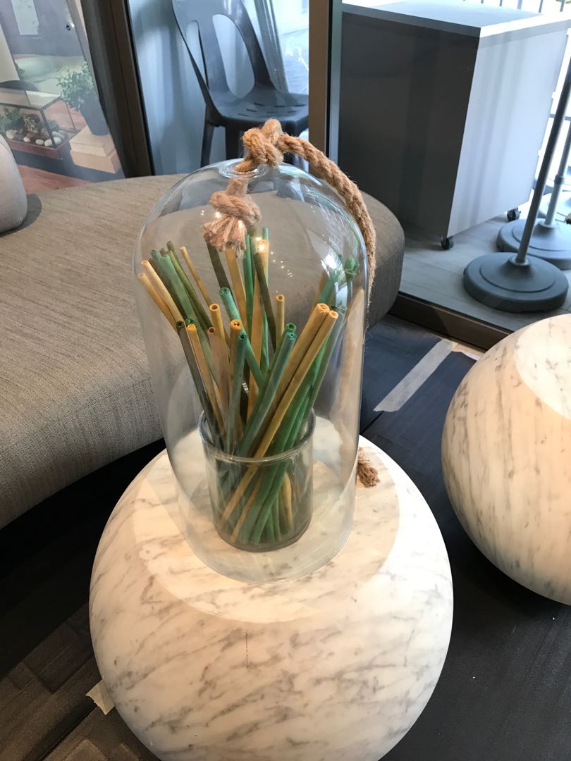 Glass Dome and Vase, Furniture & Home Living, Home Decor, Vases