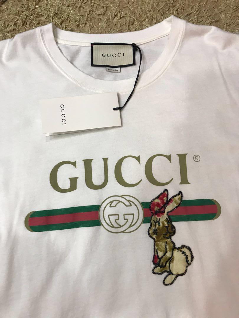 gucci rabbit t shirt