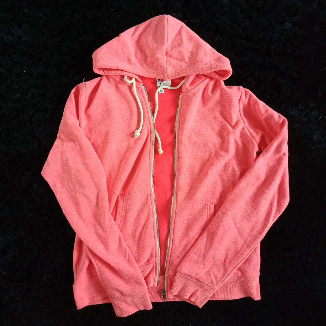 h&m neon hoodie