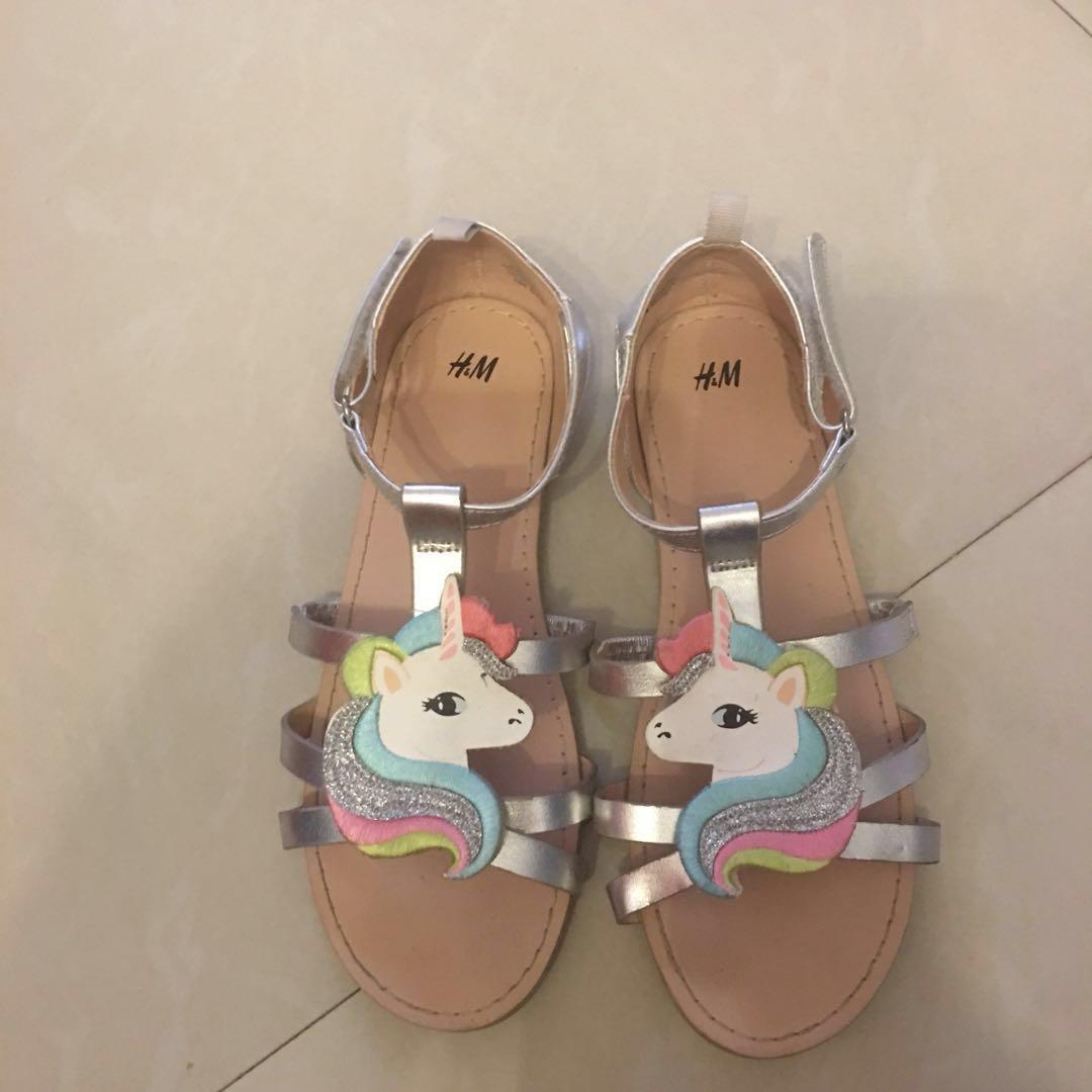 h&m unicorn sandals