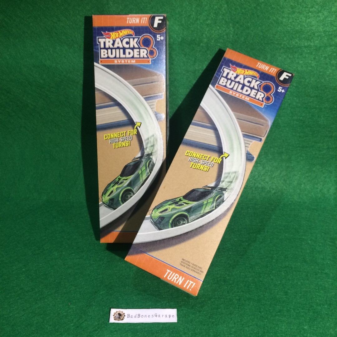 Hot wheels track builder turn it curved track set f deals