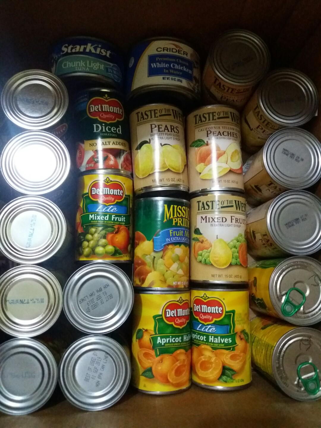 imported canned goods